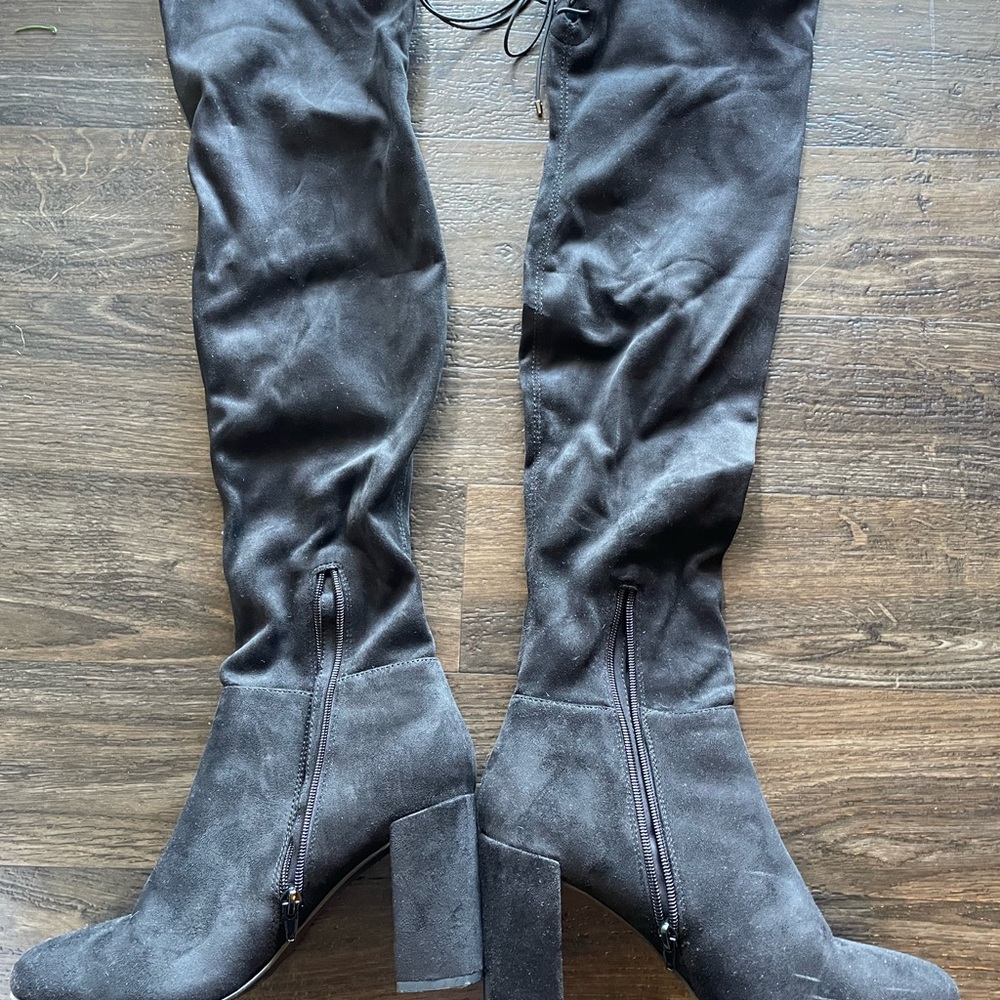 Chinese Laundry Black Over-the-Knee Boots